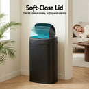 Devanti 50L Sensor Bin Motion Rubbish Automatic Black-6