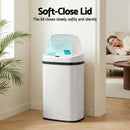 Devanti 50L Sensor Bin Motion Rubbish Automatic White-6