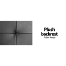 Artiss Sofa Bed Lounge Convertible Leather Couch Bed 3 Seater Cupholder Recliner-5