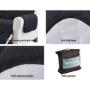 Artiss Sofa Cover Couch Covers 4 Seater Easy to Clean Dark Grey-5