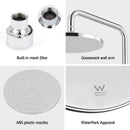 9'' Rain Shower Head Overhead High-pressure Swivel Chrome-5