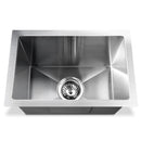 Cefito Kitchen Sink 45X30CM Stainless Steel Basin Single Bowl Silver-3