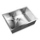Cefito Kitchen Sink 60X45CM Stainless Steel Basin Single Bowl Silver-1