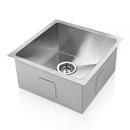 Cefito Kitchen Sink 36X36CM Stainless Steel Nano Basin Single Bowl Silver-1