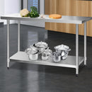 Cefito 1524 x 610mm Commercial Stainless Steel Kitchen Bench-8