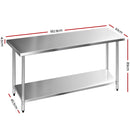 Cefito 1829 x 610mm Commercial Stainless Steel Kitchen Bench-2