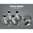 Cefito 304 Stainless Steel Kitchen Benches Work Bench Food Prep Table with Wheels 1219MM x 610MM-3