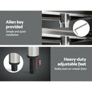 Cefito 1829 x 762mm Commercial Stainless Steel Kitchen Bench with 4pcs Castor Wheels-4