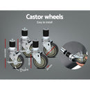 Cefito 1829 x 762mm Commercial Stainless Steel Kitchen Bench with 4pcs Castor Wheels-6