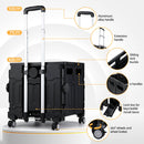 Emajin Shopping Trolley Cart 75L Foldable Black-6