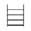 Artiss Shoe Rack Cabinet Stackable 4-tier 12 Pairs Black-5