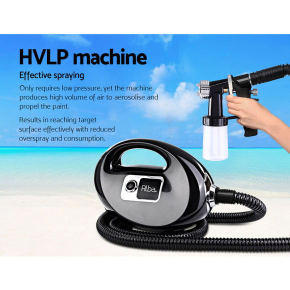 Professional Spray Tan Machine Sunless Tanning Gun Kit HVLP System Black