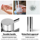 Cefito Bathroom Basin Mixer Tap Round Tall Faucet Vanity Laundry Chrome-8