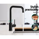 Cefito Kitchen Mixer Tap Mixer Rectangle Sink Faucet Basin Laundry Black-5