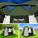 Weisshorn Family Camping Tent 6 Person Hiking Beach Tents Dome Shelter-4