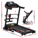 Everfit Treadmill Electric Home Gym Fitness Exercise Machine w/ Sit Up Bar 450mm-2