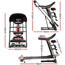 Everfit Treadmill Electric Home Gym Fitness Exercise Machine w/ Massager 450mm-2