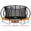 Everfit 12FT Trampoline for Kids w/ Ladder Trampoline Enclosure Safety Net Rebounder Orange-2