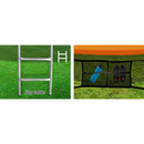 Everfit 12FT Trampoline for Kids w/ Ladder Trampoline Enclosure Safety Net Rebounder Orange-8