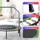 Everfit 48inch Round Fitness Trampoline Rebounder Adjustable Handrail Green-6
