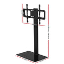 Artiss TV Stand Mount Bracket for 32"-70" LED LCD Glass Storage Floor Shelf-4