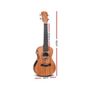Alpha 26" Ukulele Equaliser Natural Mahogany Tenor Beginner Gift w/ Bag-2
