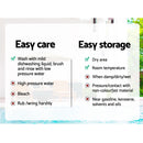 Instahut 2.7m Outdoor Umbrella Pole Stand Garden Sun Beige-6