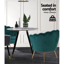 Artiss Armchair Velvet Green Callista-5