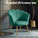 Artiss Armchair Velvet Green Callista-5
