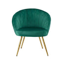 Artiss Armchair Velvet Green Eloise-4