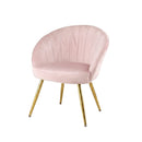 Artiss Armchair Velvet Pink Eloise-2