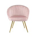 Artiss Armchair Velvet Pink Eloise-4