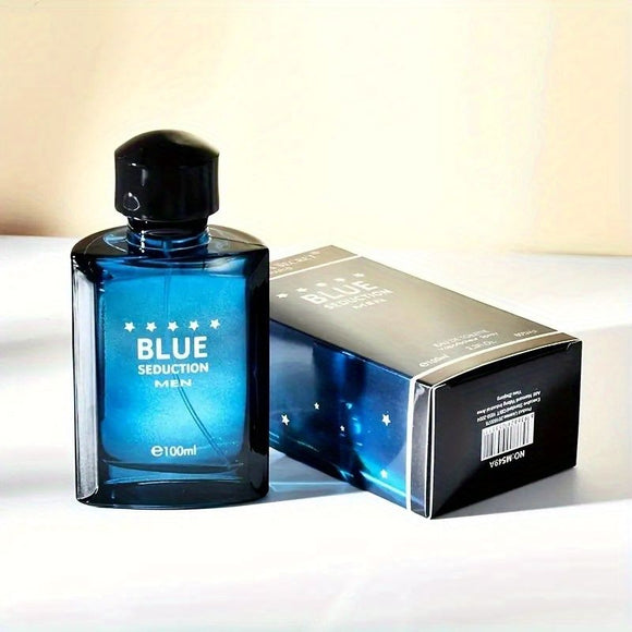 100ml men's light perfume, refreshing and lasting woody fragrance perfume, suitable for date and daily life cologne, is a perfect gift for men's father's day gift
