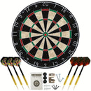 18-inch sisal dartboard, 45cm sisal round net dartboard, digital printed sisal dartboard, sisal dart set，Random 6 types of darts-3