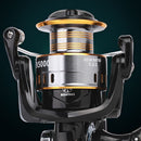 BILLINGS EK 3000 series, 5.2:1 gear ratio, maximum drag force 26LB, aluminum alloy metal line cup, spool reel, suitable for freshwater and seawater-6