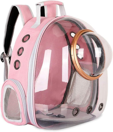pet products Pet Space Capsule Backpack, Small Medium Cat Puppy Dog Carrier, Transparent Breathable Heat Proof, Pet Carrier for Travel Hiking Walking Camping, Grey