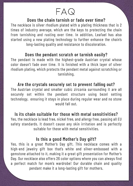 Infinity Love Heart Necklace, Birthstone Necklace for Women, Jewelry for Women with Healing Crystals, Allergy Free Pendant Necklace-13c-Protection-Crystal Black