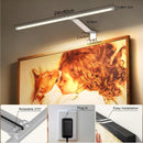Picture Light for Wall Plug in 24inch, Dimmable LED Art Photo Light with Remote, 3000K Warm White Wall Lights with On/Off Switch Display for Picture, Gallery, Painting, Frame (Silver)-2