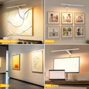 Picture Light for Wall Plug in 24inch, Dimmable LED Art Photo Light with Remote, 3000K Warm White Wall Lights with On/Off Switch Display for Picture, Gallery, Painting, Frame (Silver)-8