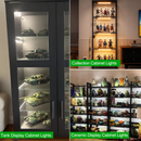 Under Cabinet Lighting, Timer & CCT 2700-6000K with Slider Dimmer, Plug-in 12Inch 12W Lights for Curio Cabinet, Kitchen, Bookshelf (4 Bars Kit)-4