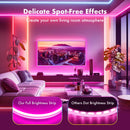 16.4FT Led Neon Rope Lights with APP/Remote Control, Flexible DIY Design, Music Sync Neon Lights for Wall Decor, Outdoor IP67 Waterproof, RGB LED Strip Lights for Bedroom, Living, Gaming, Party-3