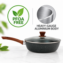 28cm PFOA Free Non-Stick Saute Pan with Lid, Marble-Effect Non-Stick Coating, Induction Compatible, Soft-Touch Handle, Dishwasher Safe-10