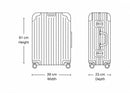 Flightmode Travel Suitcase Medium- Silver-6