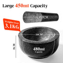Granite Mortar and Pestle Set, 450ml Heavy Duty Stone Grinder Bowl with 17.5cm Pestle, Black, Manual Spice Grinder for Guacamole, Salsa, Pesto, Herbs, Spices, Nuts & Seeds-2