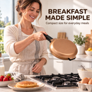 Double-Sided Non-Stick Frying Pan, Flip Pancake Pan with Heat-Resistant Handle for Eggs, Pancakes & Toast, Gas Electric & Ceramic Stoves-6
