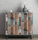Self Adhesive Vinyl Wallpaper For Furniture Countertop Emerald green brown wood grain Pattern Decorative Sticker,0.45*6M-4