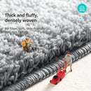 Ultra-soft and absorbent bathroom mat | 3.5cm thick, antibacterial and non-slip TPR material, machine washable, quick-drying, suitable for showers, bathtubs and entryways (Gray, 19.69*31.5in)-4