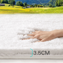Ultra-soft and absorbent bathroom mat | 3.5cm thick, antibacterial and non-slip TPR material, machine washable, quick-drying, suitable for showers, bathtubs and entryways (brown,19.69*31.5in)-6