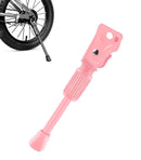 14 Inch - Bicycle Stand for Children's Bikes - MTB Kickstand - Single Bicycle Stand - Bicycle Accessories for Children - Bicycle Stand - Side Stand for Bicycles - Bicycle, E-Bike, City Bike & Mountain Bike - Pink - Easy to Install-1