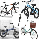 12 Inch - Bicycle Stand for Children's Bikes - MTB Kickstand - Single Bicycle Stand - Bicycle Accessories for Children - Bicycle Stand - Side Stand for Bicycles - Bicycle, E-Bike, City Bike & Mountain Bike - Black - Easy to Install-3